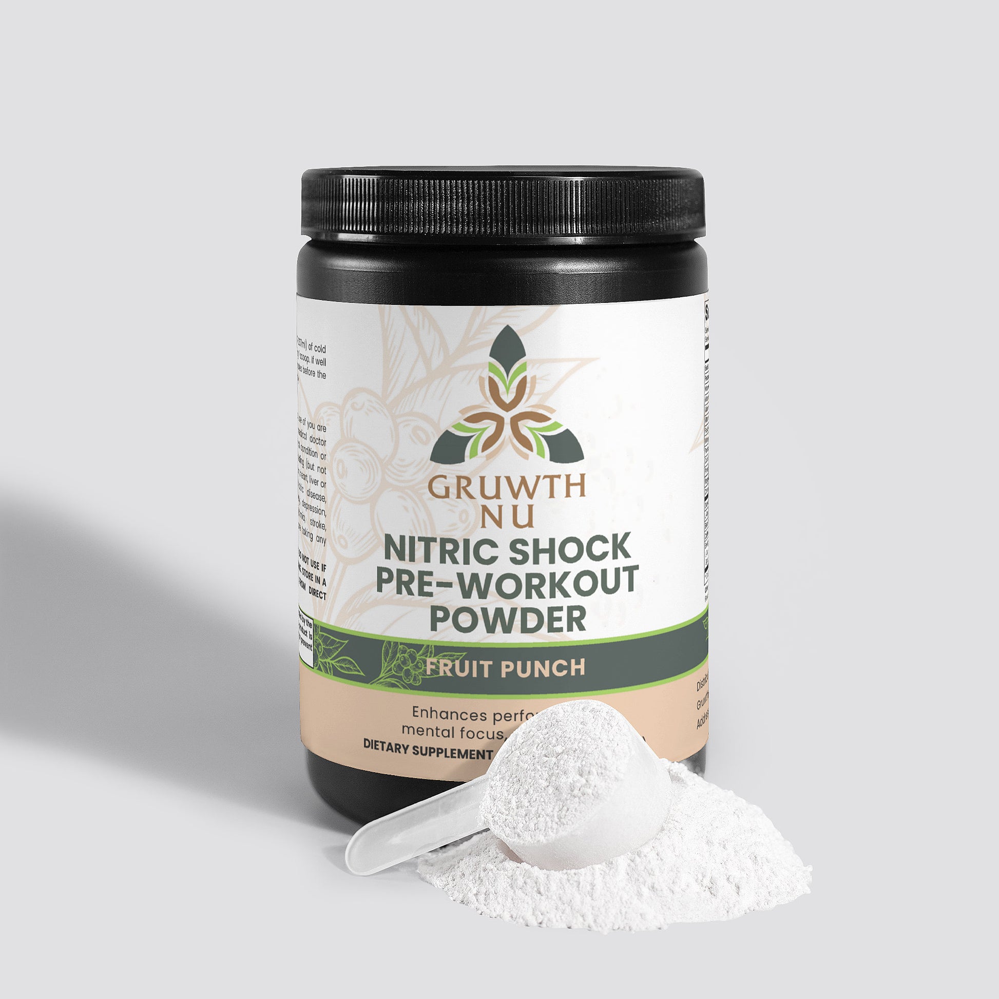 Nitric Shock Pre-Workout Powder (Fruit Punch)